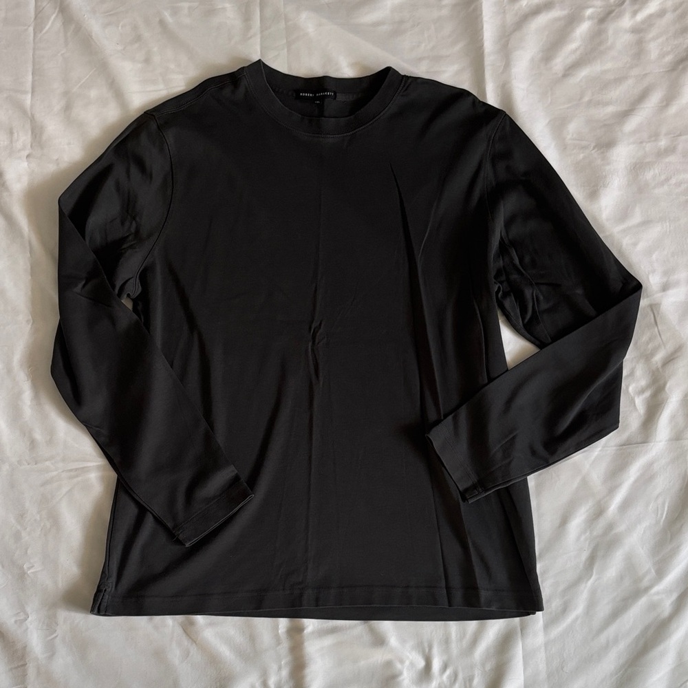 Robert Barakett Black Long Sleeve Tee